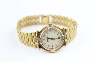 Womens Gucci Stainless Steel Gold Tone Watch Ref. 9200L Quartz Working - Picture 1 of 4