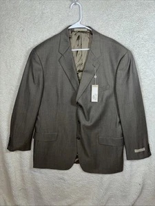 NWT Joseph Abboud Joe Mens Blue 100% Wool/laDouble Breasted Blazer Size 46L/w40 - Picture 1 of 19