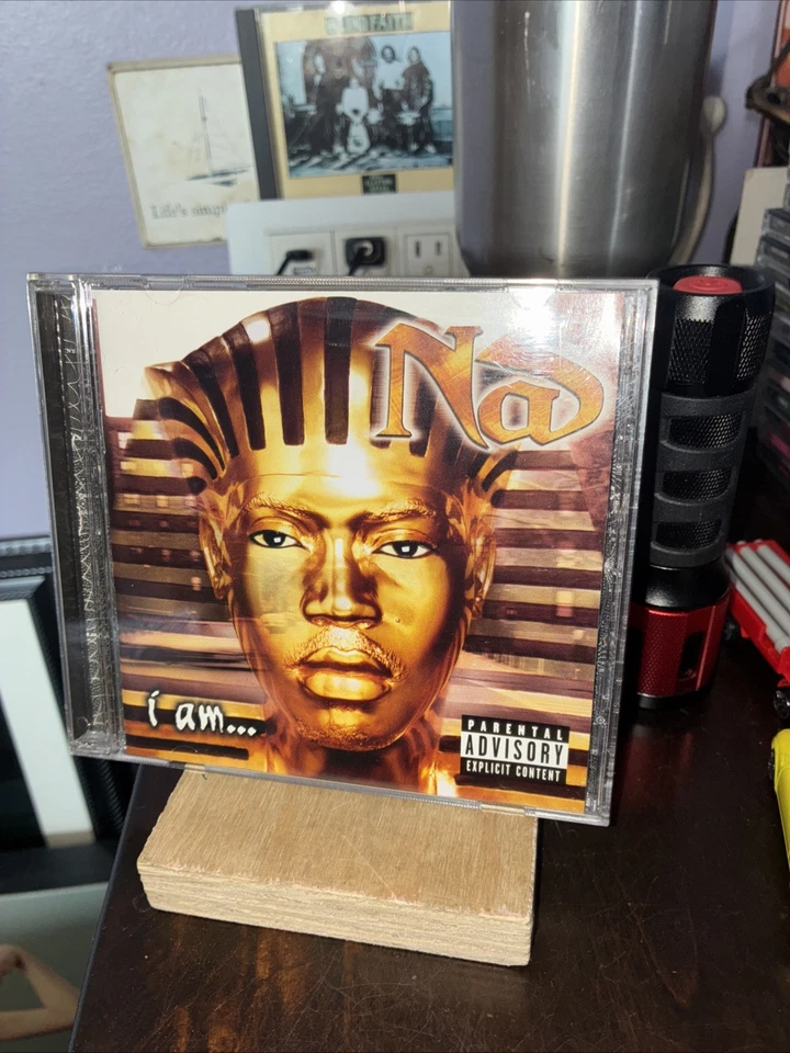 Nas "I Am" CD, (1999), feat: Scarface, DMX, Aaliyah —-Insane Hip Hop Record Foto 1 de 4
