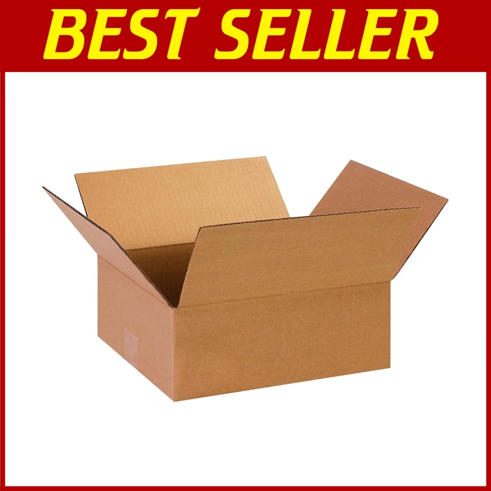 25 Pack 13x11x5 Corrugated Cardboard Boxes - Image 1 of 4