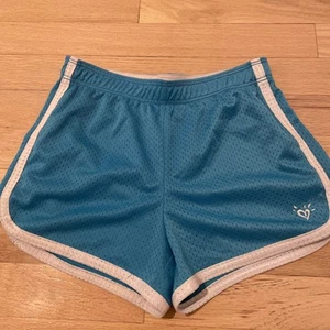 Justice Active Girls Blue Shorts Size 10 - Picture 1 of 6