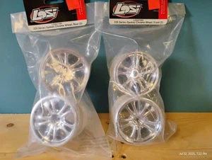 Rueda, delantera y trasera Losi LOSA7058 & LOSA7158 320 Series Spokez cromada - Imagen 1 de 9