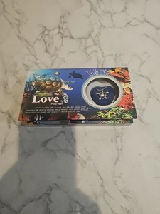 Schildkröte Love Wish Perlenkette Set Austernmuschel Anhänger Valentinstag Freundin NEU - Bild 1 von 4