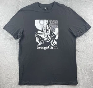 George Carlin T Shirt Men 2XL Black Jesus Is Coming Look Busy Comedy Funny XXL - Picture 1 of 8