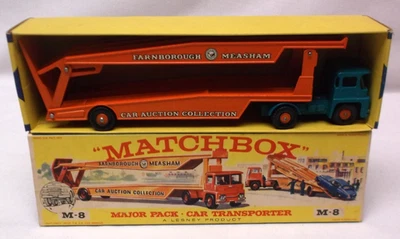 Matchbox Lesney M-8 Farnborough Measham Major Pack Car Transporter Collection - Image 1 of 4