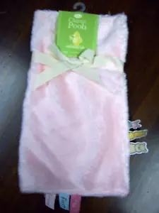 NUEVO CON ETIQUETAS CLÁSICO POOH ETIQUETA ROSA LOVEY MANTA DE SEGURIDAD BLANCA LOVEY DIFÍCIL DE ENCONTRAR - Imagen 1 de 1