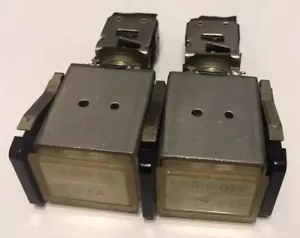 2 Two Honeywell dual instrument panel switches 2d2 momentary on/off Illuminated - Picture 1 of 7