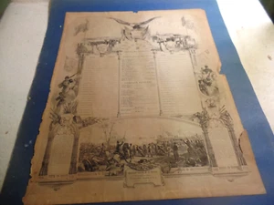 MAJOR KNAPP LITHOGRAPH-RARE-Sarony, VINTAGE 1862 "Mustered into U.S. Service" - Picture 1 of 12