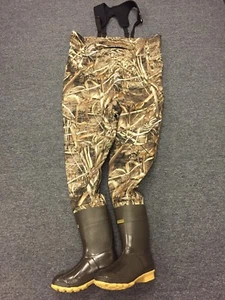 NEW Kobuk Men's Max-5 Camo Premium Breathable Hunting Wader Lug Boots Size 13R - Picture 1 of 10