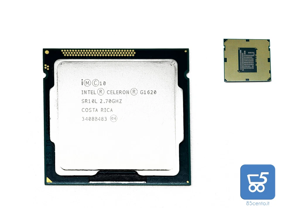 CPU Processore LGA 1155 64BIT Intel Celeron G1620 2 MB di cache 2,70 GHz Scheda - Immagine 1 di 1
