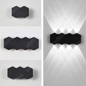 Cube LED Wandleuchten Außen/Innen Up Down Wandlampe Flur Strahler Licht IP65 DE - Bild 1 von 53