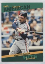 1993 Score Select League Leaders Carlos Baerga #8