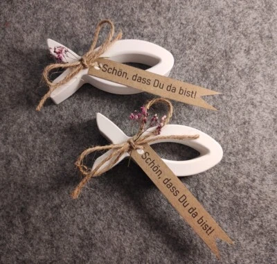 Willkommensgeschenk Konfirmation Taufe Kommunion Fisch Weiß Keraflott Raysin  - Bild 1 von 2