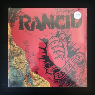RANCID - LET'S GO Limited Edition YELLOW BLUE GALAXY Vinyl LP Tim Armstrong Punk - Image 1 of 3