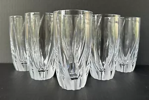 Mikasa Flame D'amore Kristall Longdrinkgläser 3 7/8" 6er Set Fassform - Bild 1 von 11