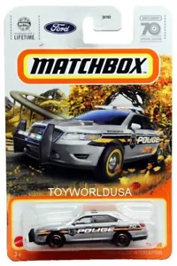 2023 Matchbox #23 MBX Highway Ford Police Interceptor 70 anni edizione speciale - Foto 1 di 1