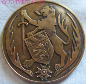 MED14544 - MEDAILLE LYCEE MILITAIRE D'AUTUN attribuée 1987 - Picture 1 of 3