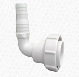 Waschmaschine Zapfen gebogen WMF4 McALPINE Abfalldüse mit Mutter & Kegelwaschmaschine - Bild 1 von 8