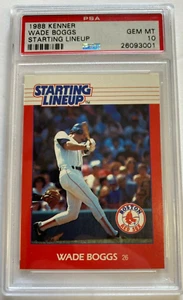 1988 Kenner Starting Lineup Wade Boggs PSA 10 Gem Mint HOF RARE!!! POP 17 - Picture 1 of 3