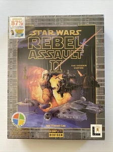 PC BIG BOX EDITION - STAR WARS REBEL ASSAULT II The Hidden Empire - NEW & SEALED - Picture 1 of 8