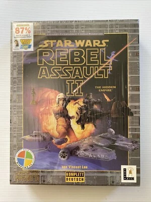 PC BIG BOX EDITION - STAR WARS REBEL ASSAULT II The Hidden Empire - NEW & SEALED - Image 1 of 4