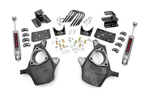 Rough Country 2"/4" Suspension Lowering Kit Silverado/Sierra 1500 RWD 722.20 - Picture 1 of 3
