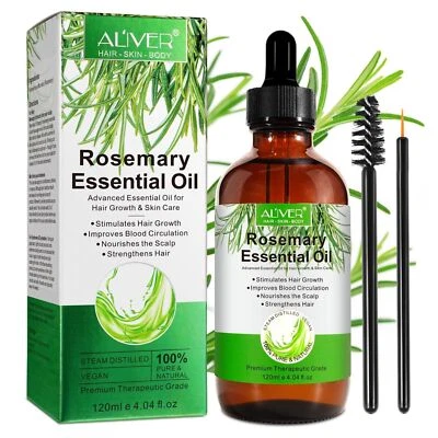 Rosmarinöl Ätherisches Öl Haarwachstum Haarpflege Hautpflege rein Vegan 120ml - Bild 1 von 4