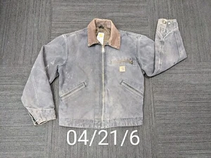 Vintage J97 BLK Carhartt Blanket Lined Trucker Jacket S - Picture 1 of 19