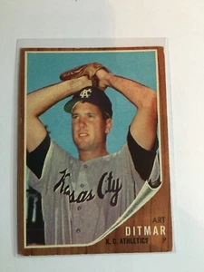 F67040 1962 Topps #246 Art Ditmar A'S - Bild 1 von 1