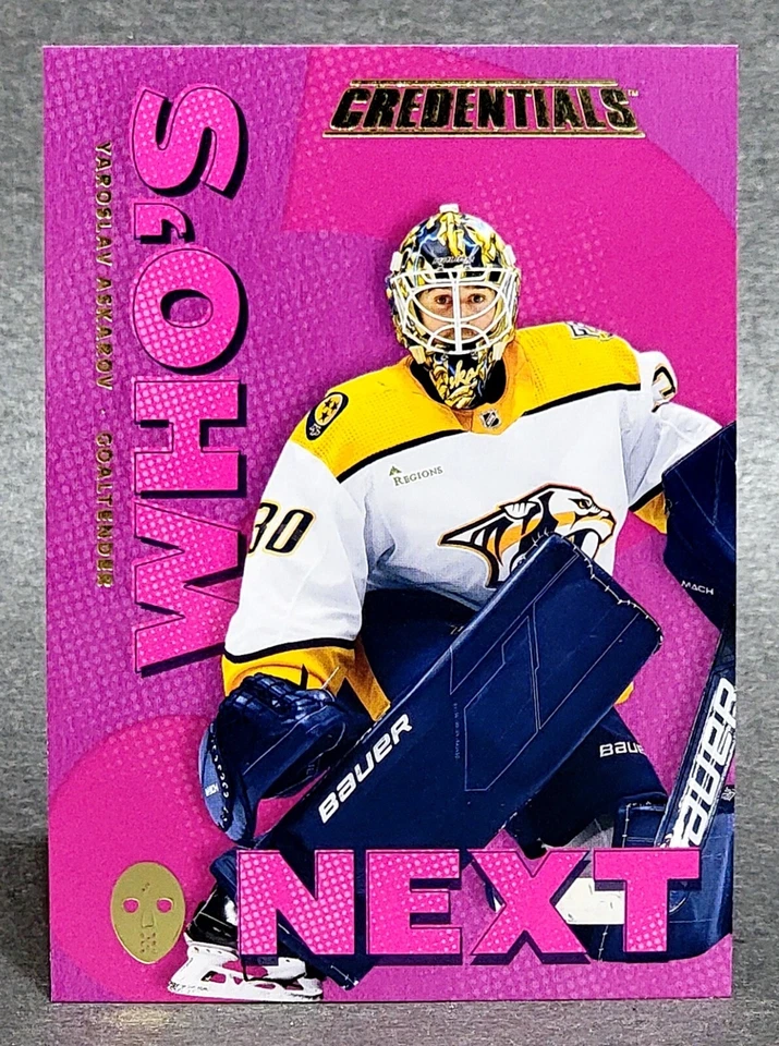 2023-24 Upper Deck Credentials Who’s Next #WN-YA Yaroslav Askarov - Image 1 of 2