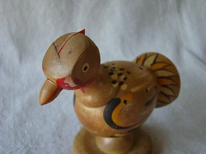 Soporte de palillo de dientes vintage de madera para pájaros - Hecho en Japón 201649 - Imagen 1 de 8