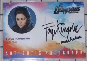 Cryptozoic DC's Legends of Tomorrow AUTOGRAPH FK Faye Kingslee as The Pilgrim - Picture 1 of 2
