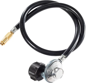 5471 Propane Adapter Hose & Regulator for 20 Lb Tank, Gas Grill & Griddle - Weat - Picture 1 of 12
