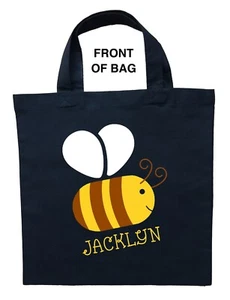Bumble Bee Trick or Treat Bag, Personalized Bumble Bee Halloween Bag, Bee Bag - Picture 1 of 2