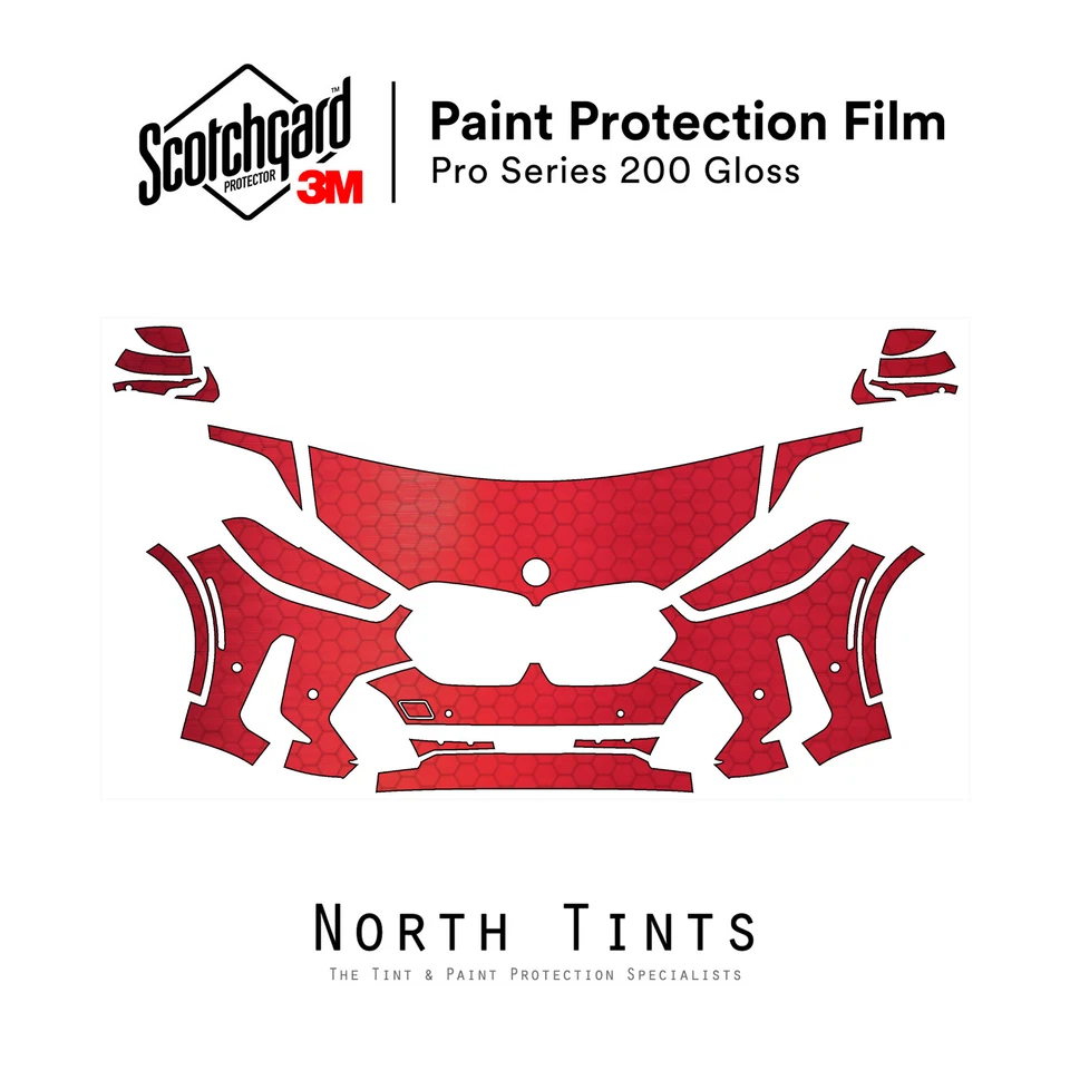 BMW X6 2024-2026 Serie 3M Pro Película de Protección de Pintura Precortada Sujetador Transparente Protector PPF Foto 1 de 4