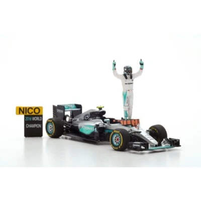 1/43 Mercedes F1 W07 Hybrid - Abu Dhabi GP 2016  #6 N.Rosberg World Champion Box - Image 1 of 4