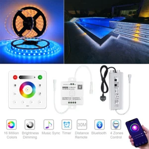 Control remoto montado en pared 60LEDs/M 60M 30M 20M 10M impermeable RGB tira de luz LED 12V - Imagen 1 de 15