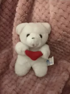 ~White Bear with Red Heart (Oriental Trading Company) - Picture 1 of 6