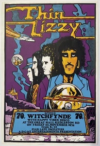 Thin Lizzy 1979 13" X 19" Reproduction Concert Poster - Picture 1 of 4