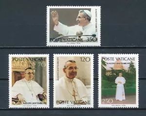 Vatican 641-4 MNH, Pope John Paul I, 1978 - Picture 1 of 1