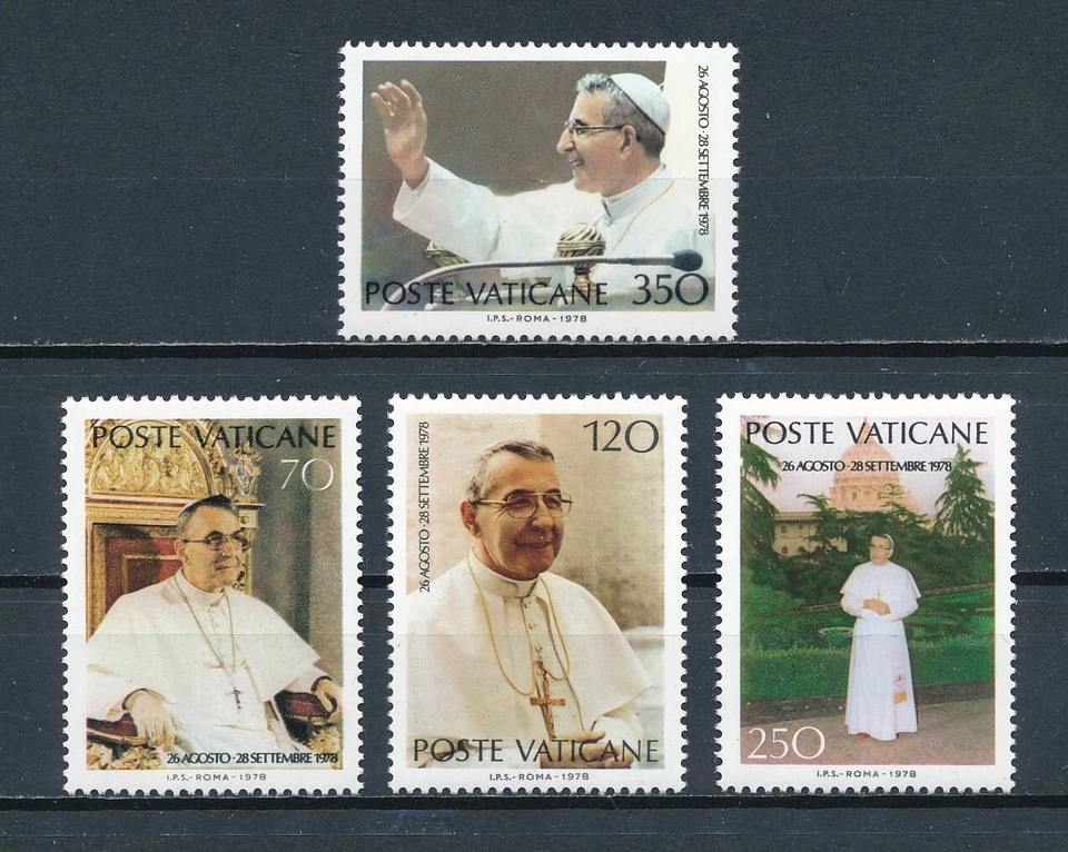 Vatican  641-4 MNH,  Pope John Paul I, 1978 - Image 1 of 1