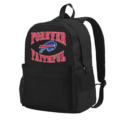 Forever Faithful Buffalo Bills Adult Backpack Large Capacity Travel Bag Cover
