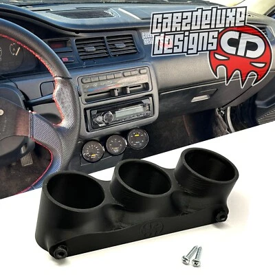 Triple gauge pod mount for 1992-1995 Civic EG lower factory bolt on - Bild 1 von 4