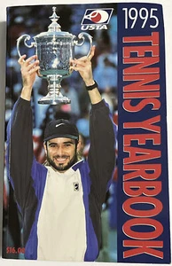 USTA Official Tennis Yearbook for 1995 USA Andre Agassi Cover - Bild 1 von 3
