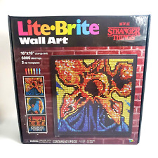  STRANGER THINGS LITE-BRITE DELUXE WALL ART 16" x 16", 6,000 Mini Pegs, 3