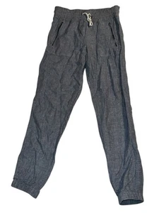 Athleta Cabo Linen Jogger Chambray Blue Women’s Size 2 - Picture 1 of 6