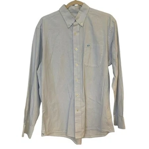 Southern Tide Blue Micro Check Oxford Hemd Herren L Langarm - Bild 1 von 6