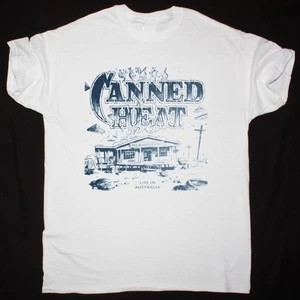 NEU CANNED HEAT Band Live In AU Heavy Band Baumwolle weiß T-Shirt CS763 - Bild 1 von 4