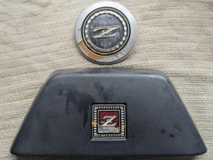 1979-1983 Nissan Datsun 280ZX Steering Wheel Horn OEM fairlady hood emblem badge - Picture 1 of 3