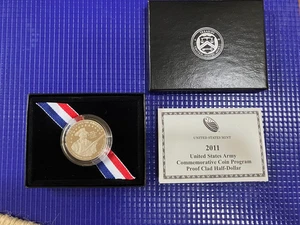 2011 US Mint US Army Commemorative Coin 2011S Clad Half Dollar - Picture 1 of 4